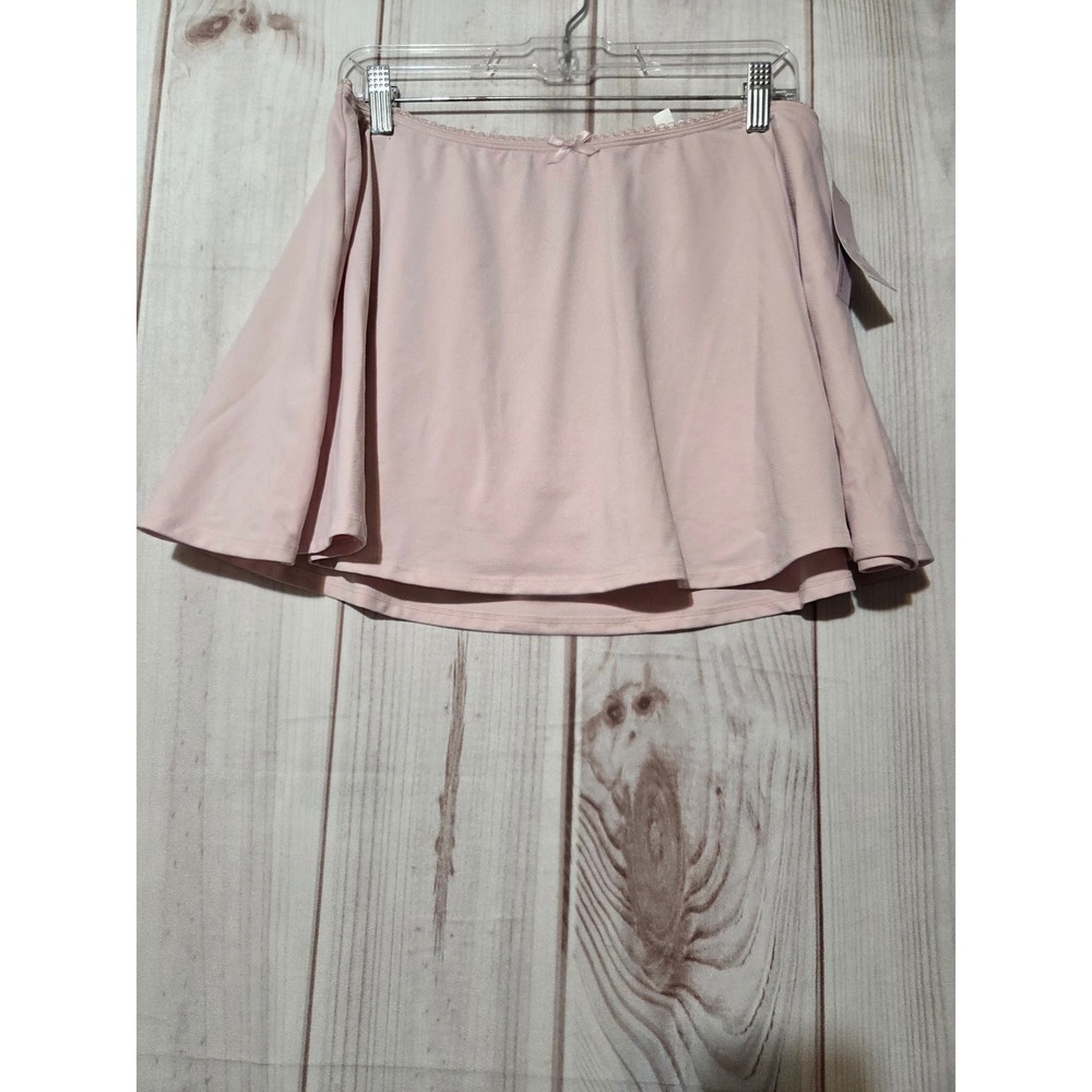 Wild Fable Blush Pink Seamless Skort Mini Skirt with Shorts XL NWT